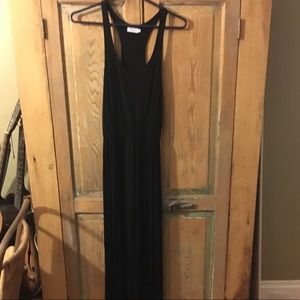 Black maxi dress